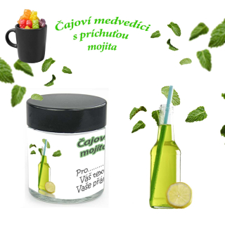 Čajoví medvedíci s príchuťou MOJITO - Váš text