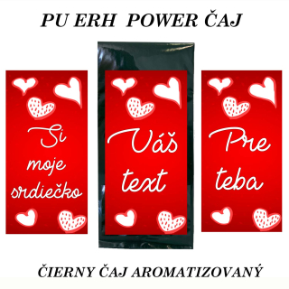 Valentínsky darčekový PU ERH čaj - PU ERH POWER - váš text